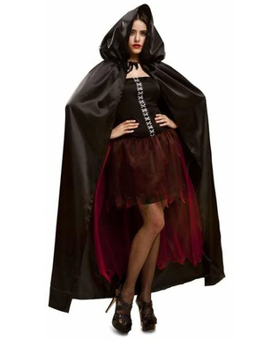  Cape Femme Noire Taille unique Avec capuche, fig. 1 