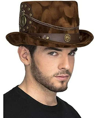  Chapeau My Other Me Steampunk Marron, fig. 1 