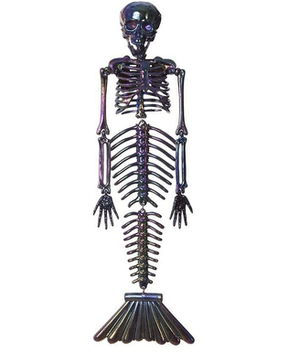  Décoration d'Halloween My Other Me Squelette Sirène Chrome (37 cm), fig. 1 