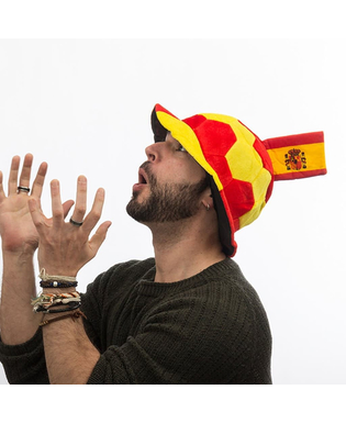  Bonnet Ballon de Football avec Drapeau Espagne en Relief, fig. 1 