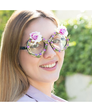  Lunettes pour Fêtes avec Fleurs et Brillants Fashion, fig. 1 