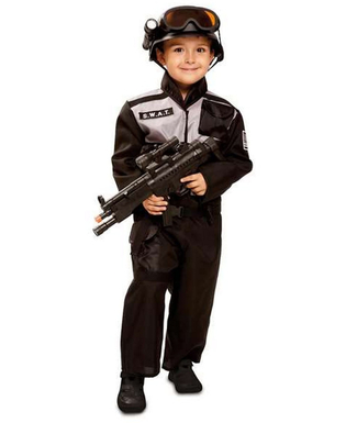  Déguisement pour Enfants My Other Me Policier Swat 1-2 ans, fig. 1 