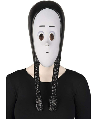  Zubehör für Verkleidung My Other Me Wednesday Addams Einheitsgröße Maske, fig. 1 