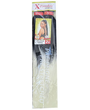  Extensions pour les Cheveux Pre-Peigne X-Pression Nª T1B/White (1X2), fig. 1 