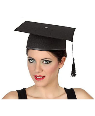  Chapeau Diplômé Noir Polyester, fig. 1 