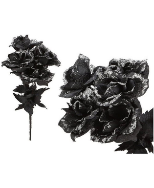  Blume Schwarz 35 cm Halloween, fig. 1 