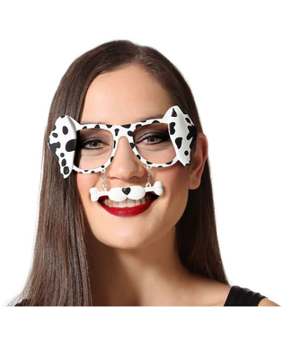  Lunettes Noir/Blanc 15 cm Dalmatien Accessoires de costumes, fig. 1 