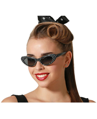  Lunettes Noir/Blanc Accessoires de costumes, fig. 1 