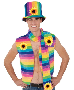  Déguisement pour Adultes My Other Me Rainbow  Gilet Taille 54, fig. 1 