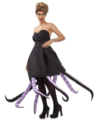  Déguisement pour Adultes My Other Me Octopus Lady Ursula Noir Robe Taille M/L, fig. 1 