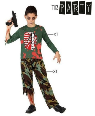  Déguisement pour Enfants Zombie militaire (2 Pcs), fig. 4 