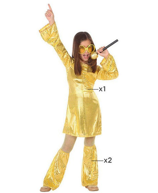  Verkleidung für Kinder Disco Golden (3 pcs), fig. 6 