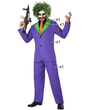  Déguisement pour Adultes Joker Clown, fig. 2 