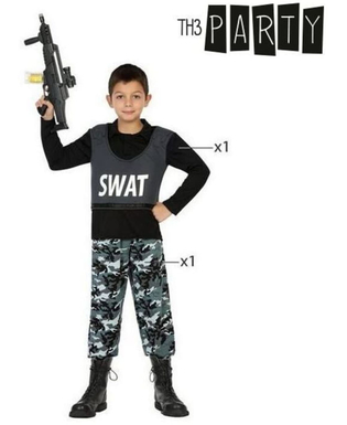  Déguisement pour Enfants Policier Swat (2 pcs), fig. 4 