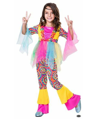  Déguisement pour Enfants My Other Me Girl Hippie, fig. 3 