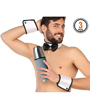  Costume érotique de serveur Stripper Blanc, fig. 2 