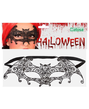  Masque Chauve-souris Noir Polyester Halloween, fig. 2 