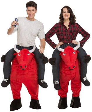  Déguisement pour Adultes My Other Me Ride-On Toro Rouge Taille M/L, fig. 3 