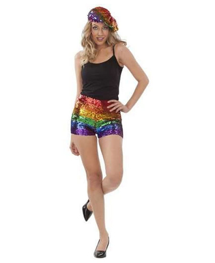  Déguisement pour Adultes My Other Me Shorts Rainbow Taille 40, fig. 4 