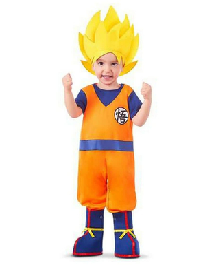  Déguisement pour Bébés My Other Me Goku 7-12 Mois Multicouleur S, fig. 2 