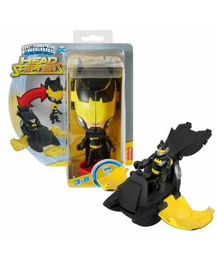  Actionfiguren DC Comics Head Shifters Super Friends Imaginext Fahrzeug Convertible, fig. 1 