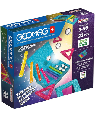  Playset Geomag Glitter (22 Stücke), fig. 1 