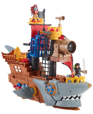  Playset Shark Bite Pirate Ship Fisher Price DHH61, fig. 1 