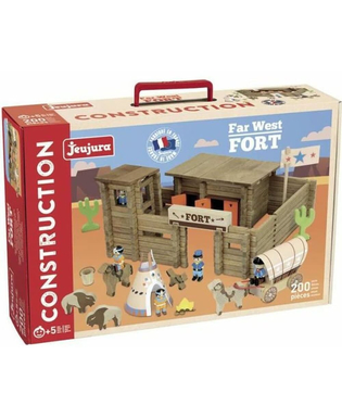  Playset Jeujura  Far West Fort 200 Stücke (200 Stücke), fig. 1 