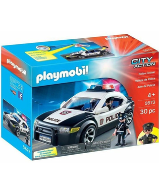  Playset Playmobil City Action 5673 Polizeiwagen, fig. 1 