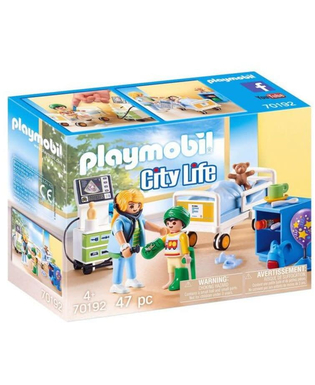  Playset City Life Children's Hospital Ward Playmobil 70192 (47 pcs), fig. 1 