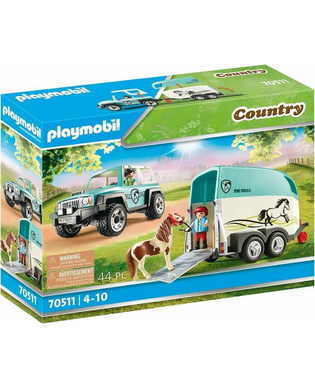  Playset Playmobil Country Pony Trailer 70511 (44 pcs), fig. 1 