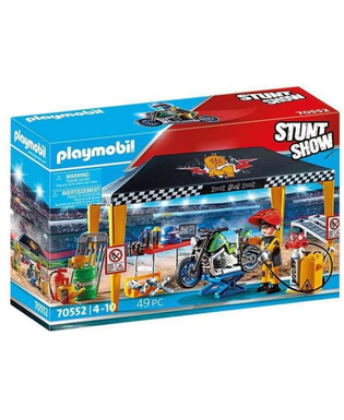  Playset Stuntshow Garage Playmobil 70552 (49 pcs), fig. 1 