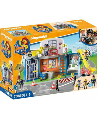  Playset Playmobil Duck on Call Polizei Die Basisstation 70830 (70 pcs), fig. 1 