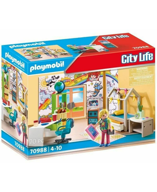  Playset Playmobil 70988 Jugendliche Raum, fig. 1 