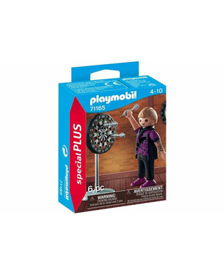  Playset Playmobil 71165 Darts Player 6 Stücke, fig. 1 