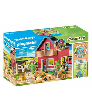  Playset Playmobil 71248 Country Furnished House with Barrow and Cow 137 Stücke, fig. 1 