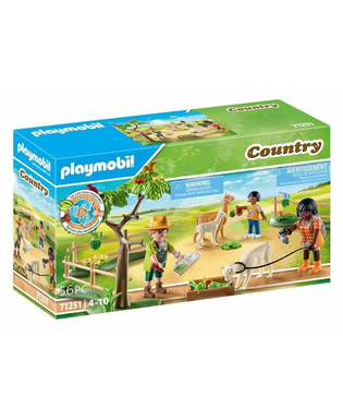  Playset Playmobil 71251 Country Walk with Alpaca 56 Stücke, fig. 1 