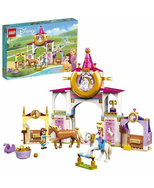  Playset Lego 43195 Belle and Rapunzel's Royal Stables, fig. 1 