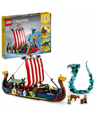  Playset Lego 31132 Creator 3-in-1 Viking Ship and Midgard Serpent (1192 Stücke), fig. 1 