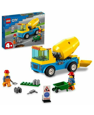  Playset Lego City Cement Mixer Truck 60325 (85 pcs), fig. 1 