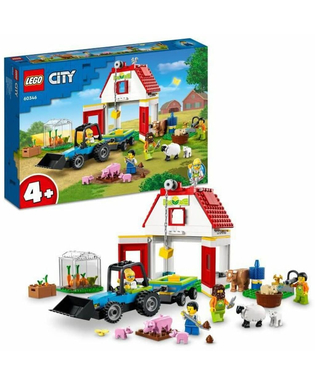  Playset Lego City 60346 Barn and Farm animals, fig. 1 