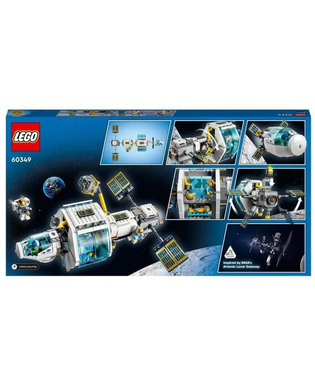  Playset Lego 60349 City Lunar Space Station, NASA-Inspired (500 Stücke), fig. 1 