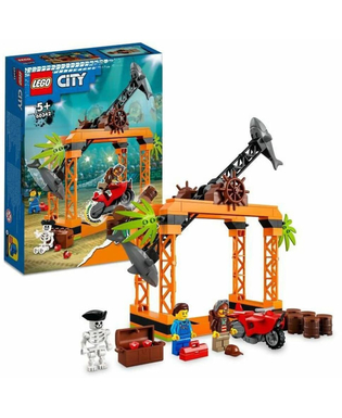  Playset Lego 60342 City Stuntz Stunt Challenge: Shark Attack (122 Stücke), fig. 1 