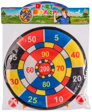  Dartboard mit Klettverschluss-Kugeln Juinsa (30 cm), fig. 1 