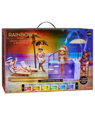  Playset Rainbow High Color Change Pool & Beach Club Playset, fig. 2 