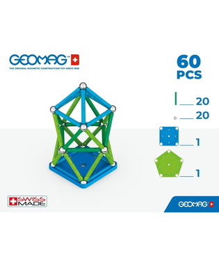  Playset Geomag GM272 (60 Stücke), fig. 3 