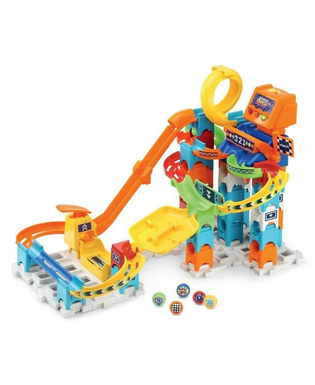  Murmel-Set Vtech Marble Rush Marble Run - Racing  Rundkurs Rennbahn mit Rampen + 4 Jahre 73 Stücke, fig. 2 