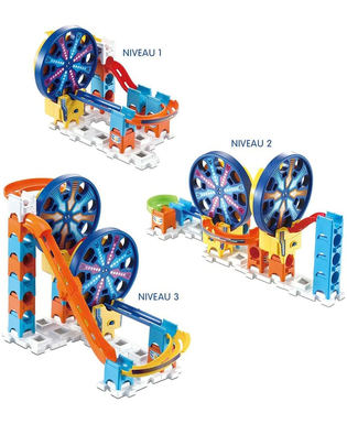  Murmel-Set Vtech Marble Rush - Expansion Kit Electronic - Fun Fair Set Rundkurs 26 Stücke Rennbahn mit Rampen + 4 Jahre, fig. 2 