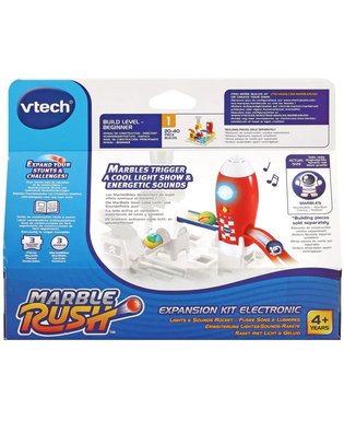  Murmel-Set Vtech Marble Rush - Expansion Kit Electronic - Raket Rundkurs Rennbahn mit Rampen 3 Stücke + 4 Jahre, fig. 2 