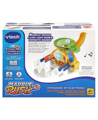  Murmel-Set Vtech Marble Rush - Expansion Kit Electronic - Trechter Rundkurs 4 Stücke Rennbahn mit Rampen + 4 Jahre, fig. 2 